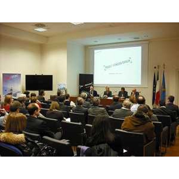 Conferenza stampa di presentazione della partecipazione del Friuli Venezia Giulia alla BIT-Borsa Italiana del Turismo 2011, con Federica Seganti (Assessore regionale Attività produttive) e Andrea di Giovanni (Direttore Turismo FVG). (Trieste 04/02/11)