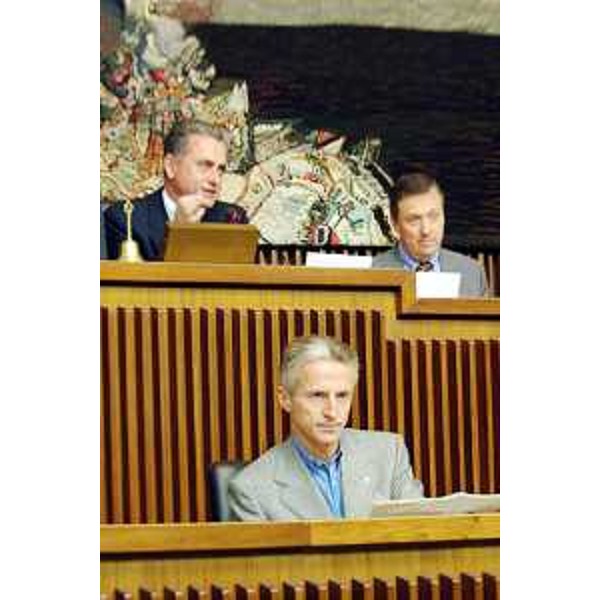 Riccardo Illy (Presidente Regione Friuli Venezia Giulia) ritratto in occasione della seduta del Consiglio Regionale. (Trieste 29/03/07)