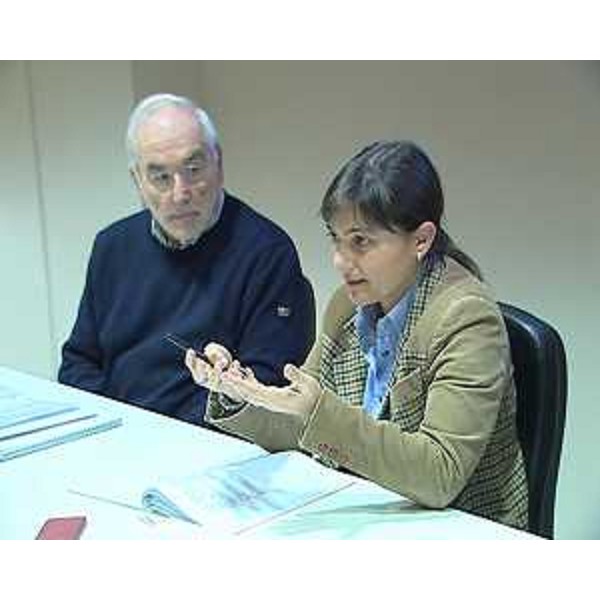 Franco Bagnarol (Portavoce Forum Terzo Settore) e Debora Serracchiani (Presidente Friuli Venezia Giulia) - Udine 10/03/2014