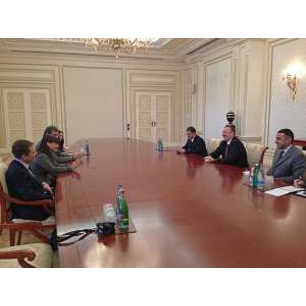 Debora Serracchiani (Presidente Friuli Venezia Giulia) incontra Ilham Aliyev (Presidente Repubblica Azerbaijan) - Baku 14/03/2014