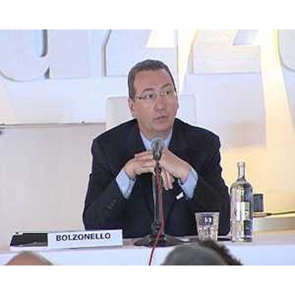 Sergio Bolzonello (Vicepresidente FVG e assessore regionale Attività produttive) alla presentazione del Piano del Turismo 2014-2018, alla Terrazza Mare - Lignano Sabbiadoro 17/03/2014