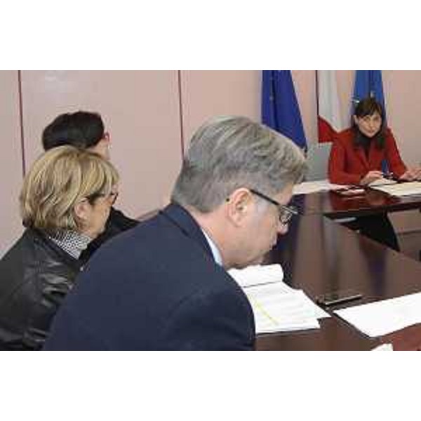 Debora Serracchiani (Presidente Regione Friuli Venezia Giulia) presiede la riunione della Giunta regionale - Gorizia 07/11/2016