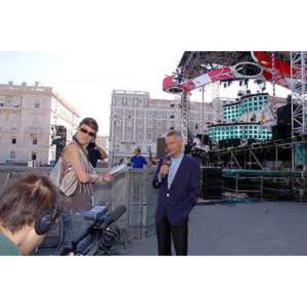 Riccardo Illy (Presidente Regione Friuli Venezia Giulia) intervistato da MTV per "ISLE OF MTV" (Trieste, 13/07/05)