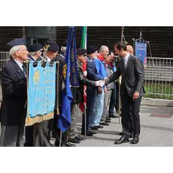 Massimiliano Fedriga (Presidente Regione Friuli Venezia Giulia) alla cerimonia in occasione del Giorno della memoria dedicato alle vittime del terrorismo - Trieste 09/05/2018 