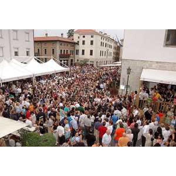 Pubblico all'inaugurazione di "Aria di Festa" (San Daniele del Friuil, 24/06/05)