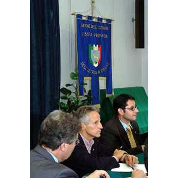 Riccardo Illy (Presidente Regione Friuli Venezia Giulia) e Massimiliano Lacota (Trieste, 23/06/05)
