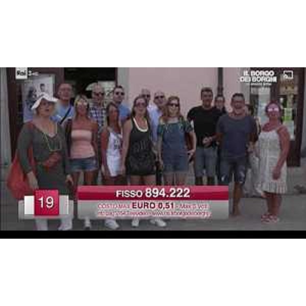 Un frame del video di presentazione di Palmanova alla finale televisiva del Borgo dei Borghi d'Italia