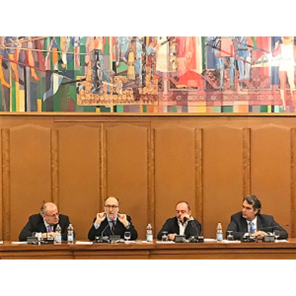 Il vicepresidente della Regione FVG, con delega alla Salute Riccardo Riccardi interviene al Consiglio comunale di Gorizia dedicato al tema della sanità