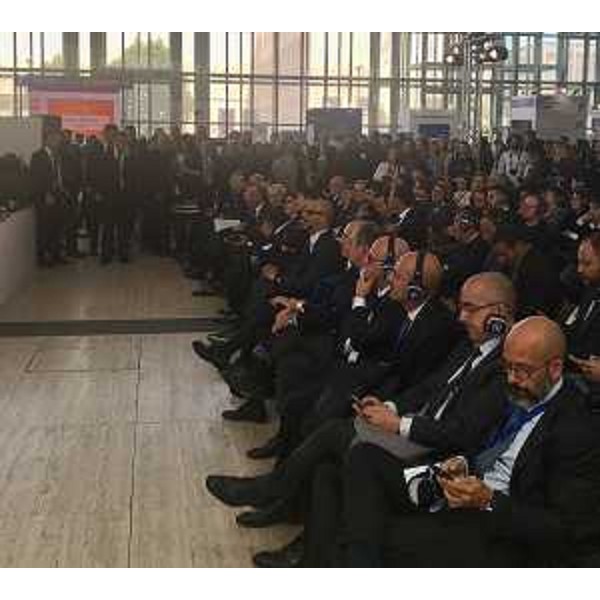 Palco Forum Pa: i presenti al convegno sul tema “La trasformazione digitale del Paese” – Roma, 16 maggio 2019