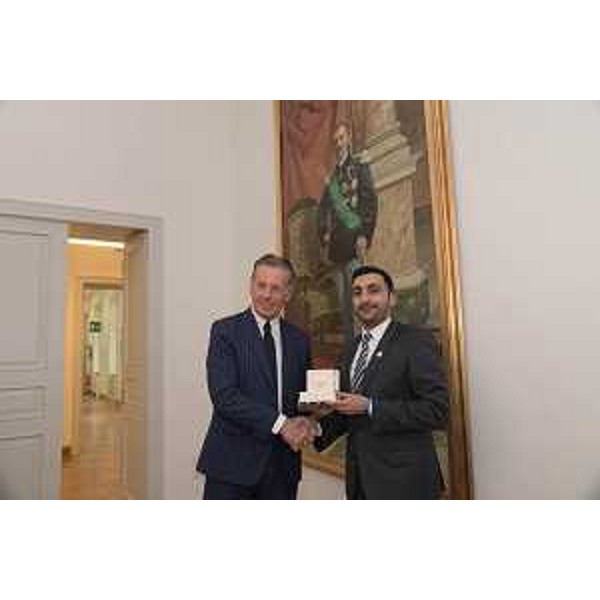 Gli Emirati Arabi Uniti come opportunità per l'export del Friuli Venezia Giulia: l'assessore regionale Fabio Scoccimarro incontra il consigliere per gli affari economici dell'Ambasciata degli Emirati Arabi Uniti, Ali AlNuaimi.