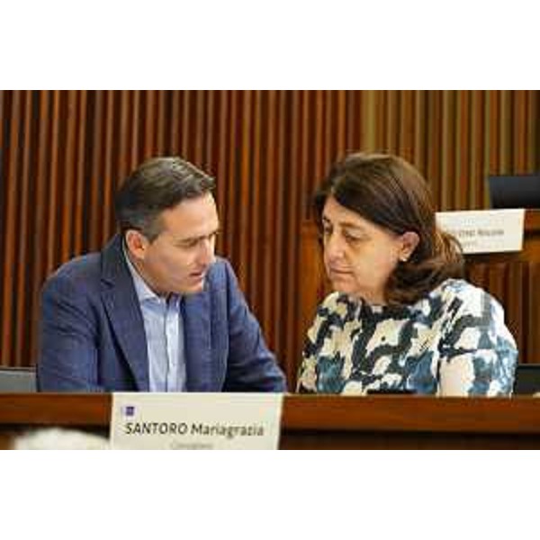Massimo Moretuzzo (Patto) e Mariagrazia Santoro (Pd) - Massimo Moretuzzo (Patto) e Mariagrazia Santoro (Pd)