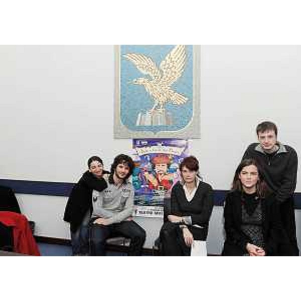 Alessia Rosolen (Assessore regionale Politiche giovanili) alla conferenza stampa di presentazione di "Bobo e l'isola dei pirati", spettacolo per bambini e ragazzi della compagnia teatrale Bobo e i suoi Amici, a Trieste il 10 e l'11 dicembre al Teatro Miela. (Trieste 02/12/08)