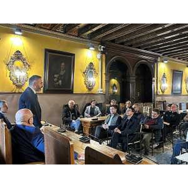 Un momento dell'incontro a Palazzo Altan di San Vito al Tagliamento - Un momento dell'incontro a Palazzo Altan di San Vito al Tagliamento