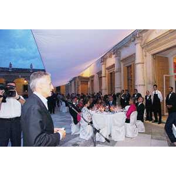 Illy (Presidente FVG) a Villa Manin di Passariano. (Villa Manin di Passariano 07/07/05)