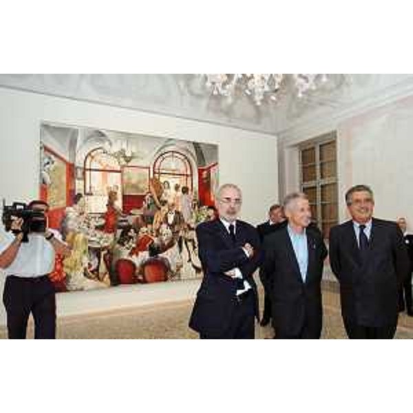 Illy (Presidente FVG) a Villa Manin di Passariano. (Villa Manin di Passariano 07/07/05)